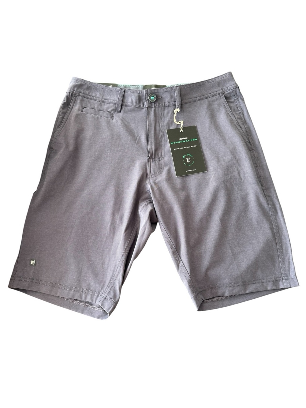 Linksoul Boardwalker Hybrid Shorts in Dark Plum Men’s Size 31